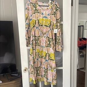Farylina Floral Dress/Coverup
